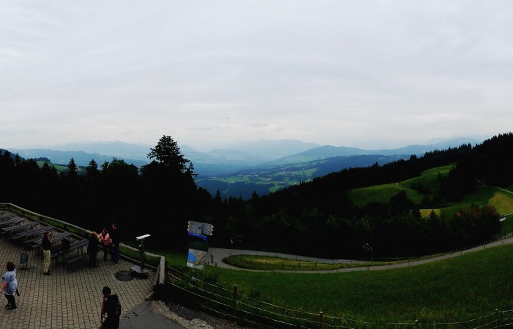 Short Panorama from the Top of the Pfänder